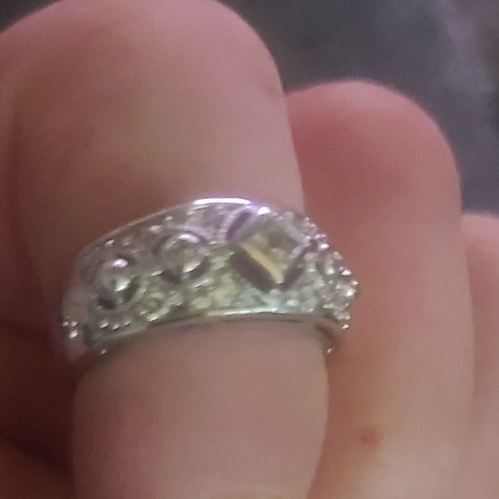 🔴3 for 20 COSTUME JEWELRY RING SILVER